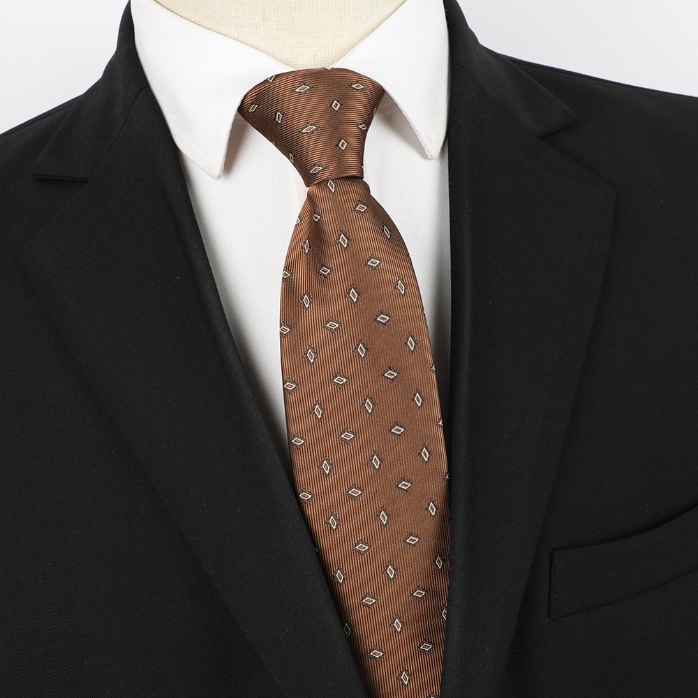 Men's formal business office free wear easy pull men's tie casual fashion 2024 spring new men's tie