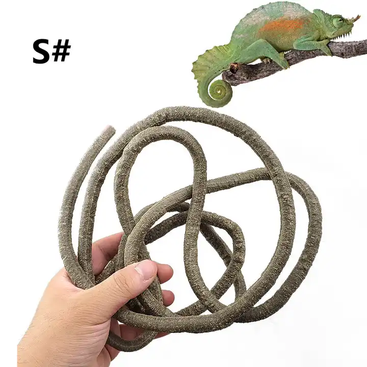 Reptiles Small Animal Bend-A-Branch Pet Habitat Decor Vines Plants Flexible Bendable plastic plant Aquarium Reptile home Decor