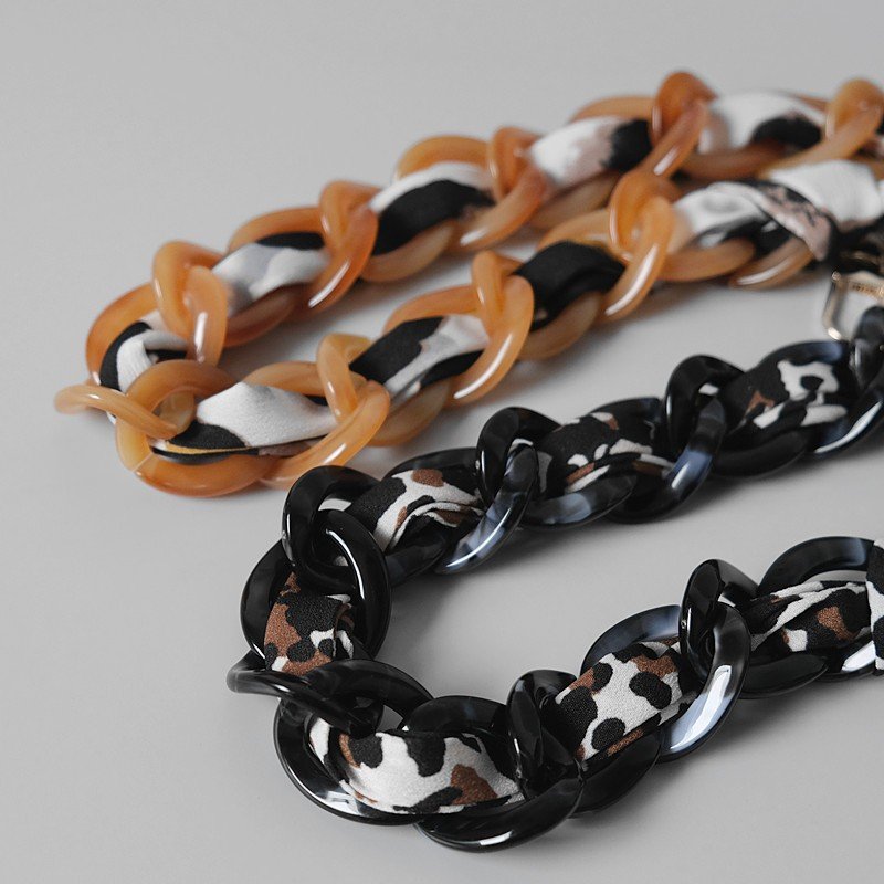 Fashion Elegant Silk Scarf Portable Strap For Purse Handle Handbag Belt Spring Summer Bag Accessories Replacement Short Chain