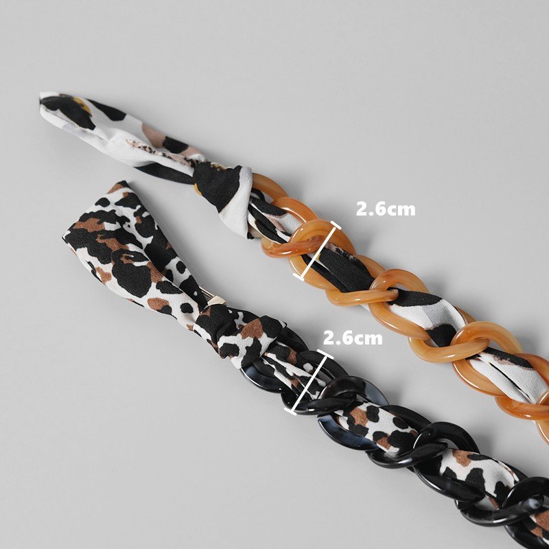 Fashion Elegant Silk Scarf Portable Strap For Purse Handle Handbag Belt Spring Summer Bag Accessories Replacement Short Chain