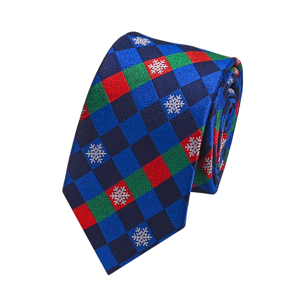 YiLi Luxury Handmade Men Christmas Necktie Ties for Men
