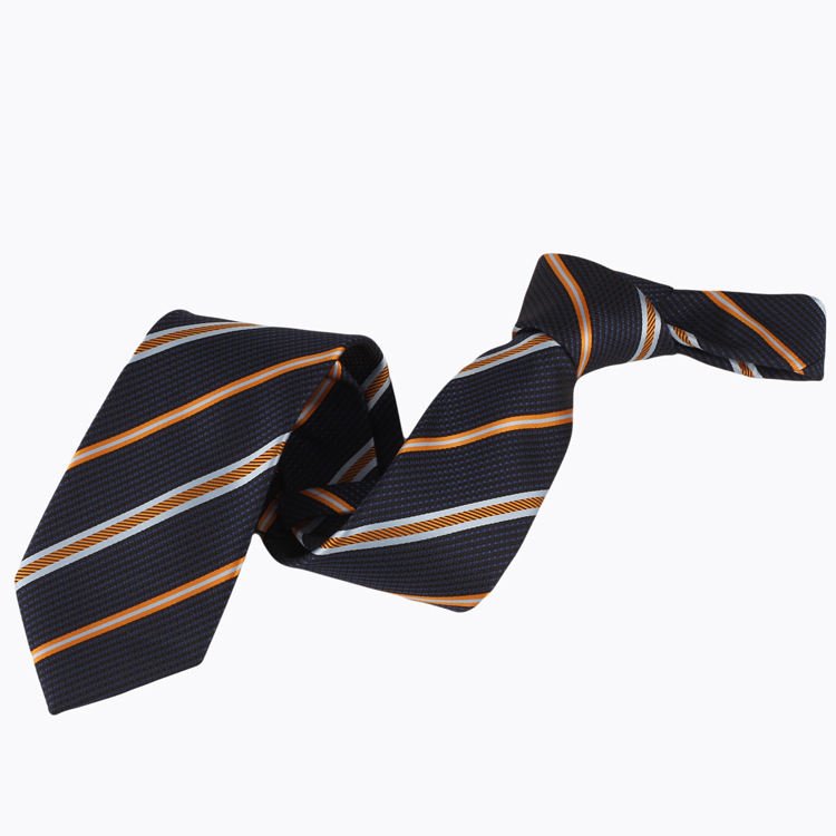 2024 New Arrival New Design Cheap Necktie Wholesale/Custom Good Quality Luxury Stripe Pattern 100% Polyester Neckties For Men