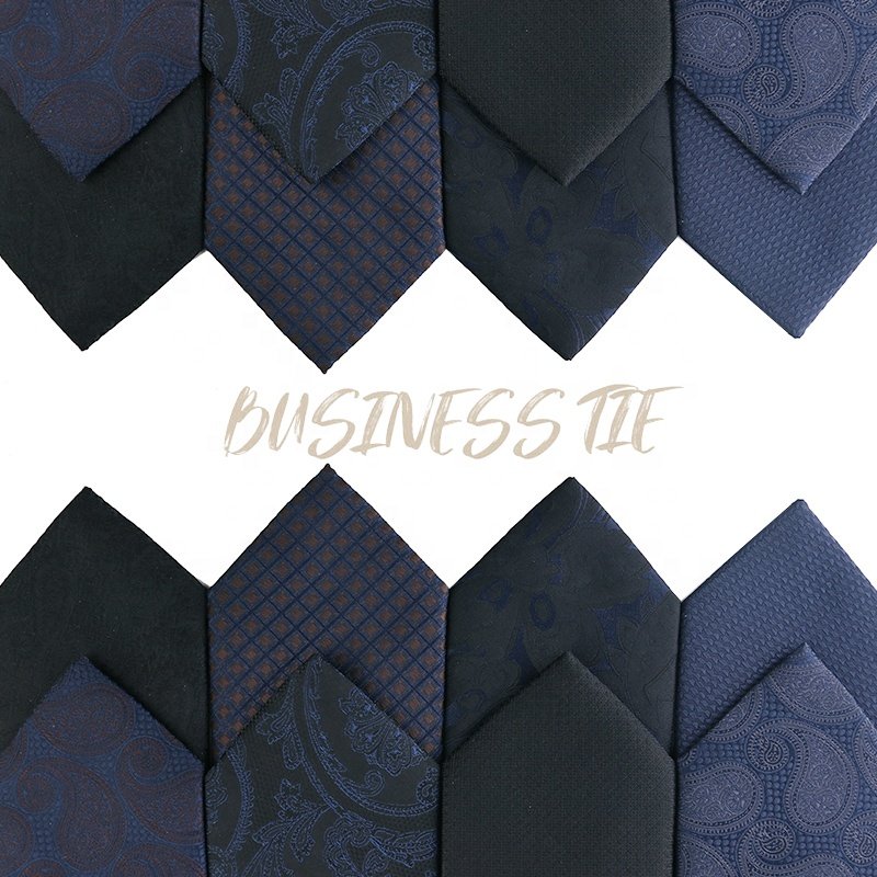 High quality hot selling paisley 7.5cm handmade cheap tie factory wholesale black,navy blue casual vintage men's formal tie
