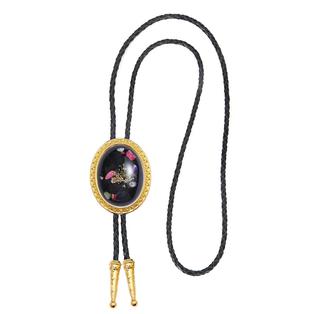 Hamocigia Factory Custom Jewelry Stone Western Cowboy String Designer Bolo Tie