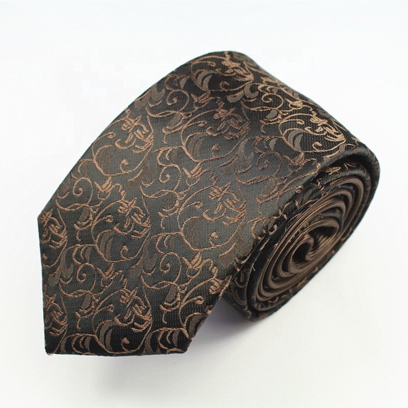 Quality 6cm Slim Men Tie Luxury Floral Dot Neckties For Wedding Party