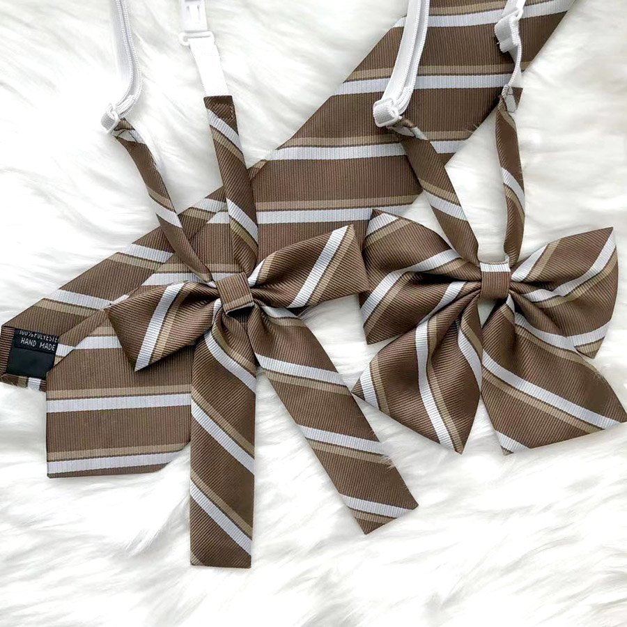 High quality polyester silk bowties collar cable tie Pure color bow tie for wome