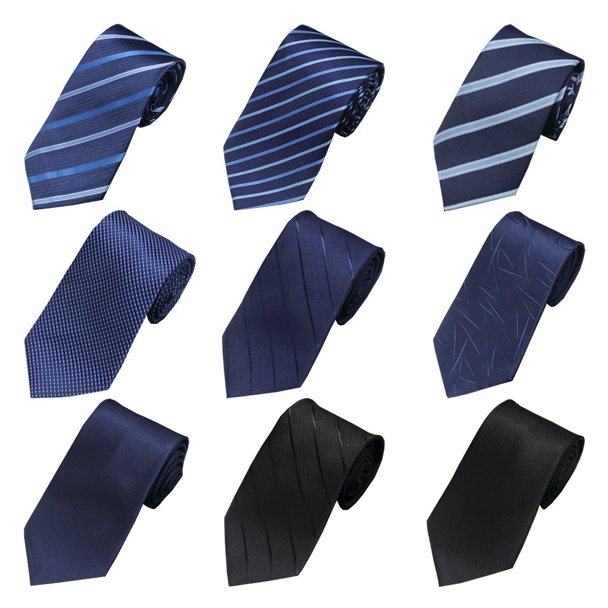 Men's business tie Professional formal striped men's jacquard polyester