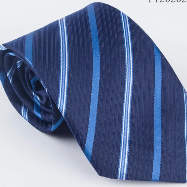 Men's business tie Professional formal striped men's jacquard polyester