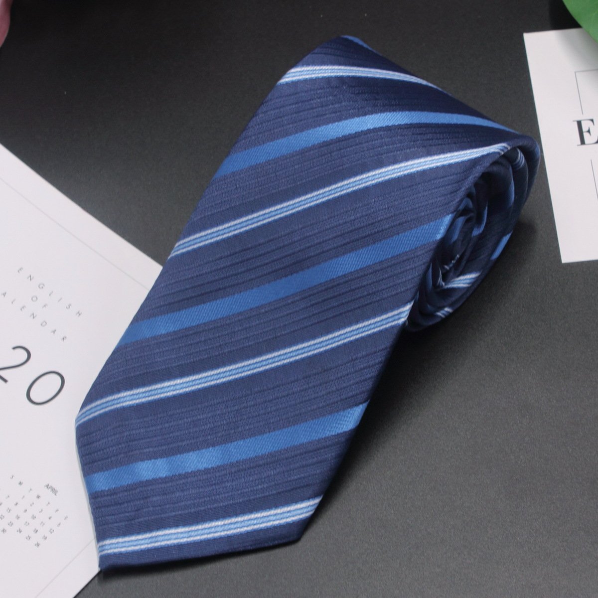 Men's business tie Professional formal striped men's jacquard polyester