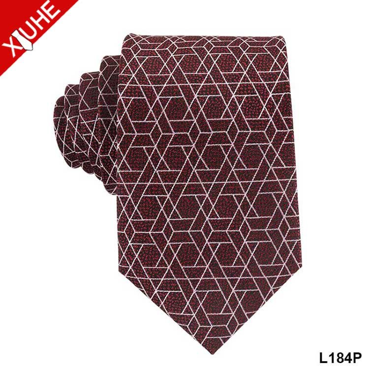Hot Saling Fashion Tie Silk Green Wholesale Floral Necktie Woven Jacquard Polyester Mens Tie For Business