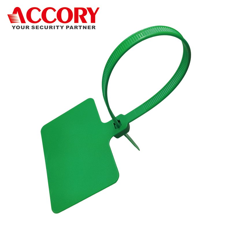 Big Cable Tie Tag (Model 300HD-FG) , big flag size 76x51mm, 12 inch tie length provides 75kg tensile strength