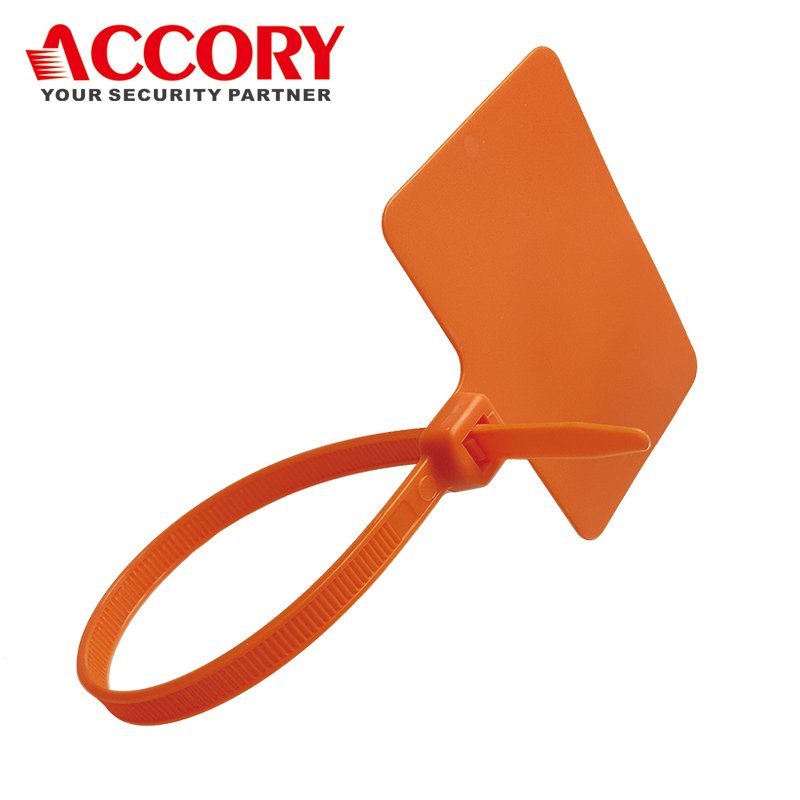Big Cable Tie Tag (Model 300HD-FG) , big flag size 76x51mm, 12 inch tie length provides 75kg tensile strength