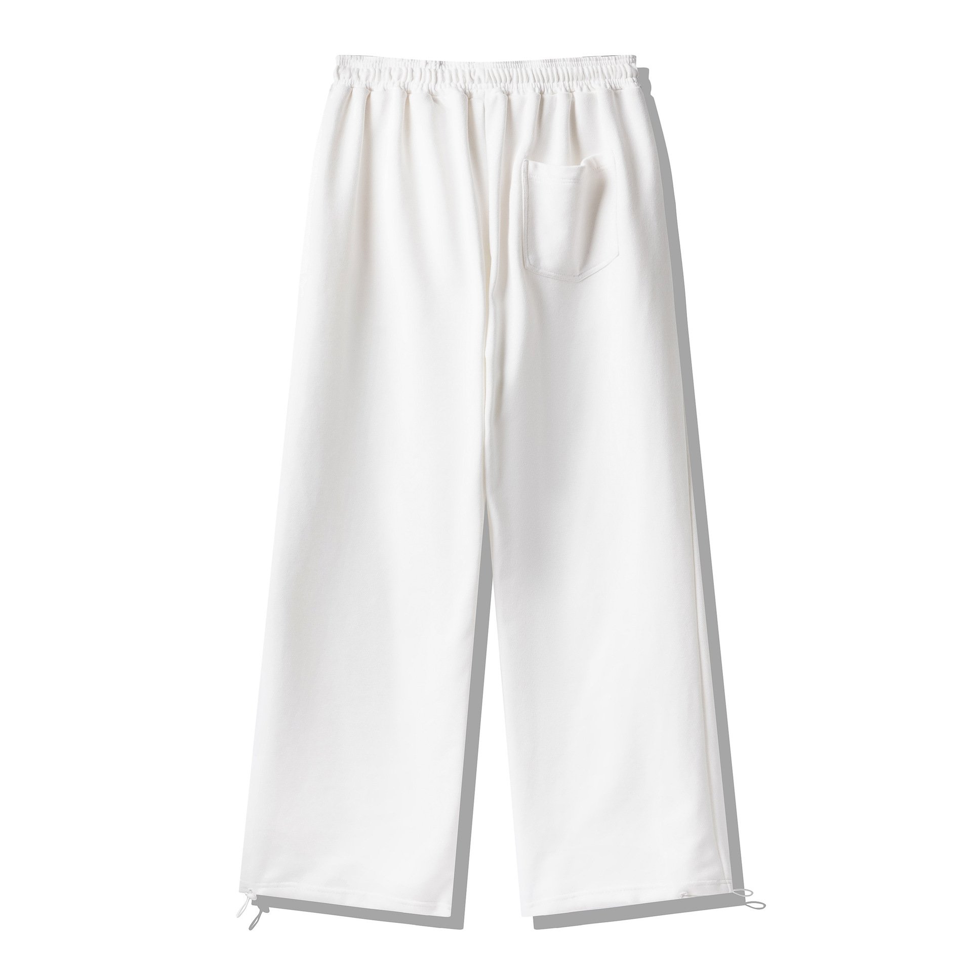 Men's Casual Jogging Pants Drawstring Tied Legs Super Soft Loose Wide Leg Design Women's Pure Cotton Summer Straight Skinny