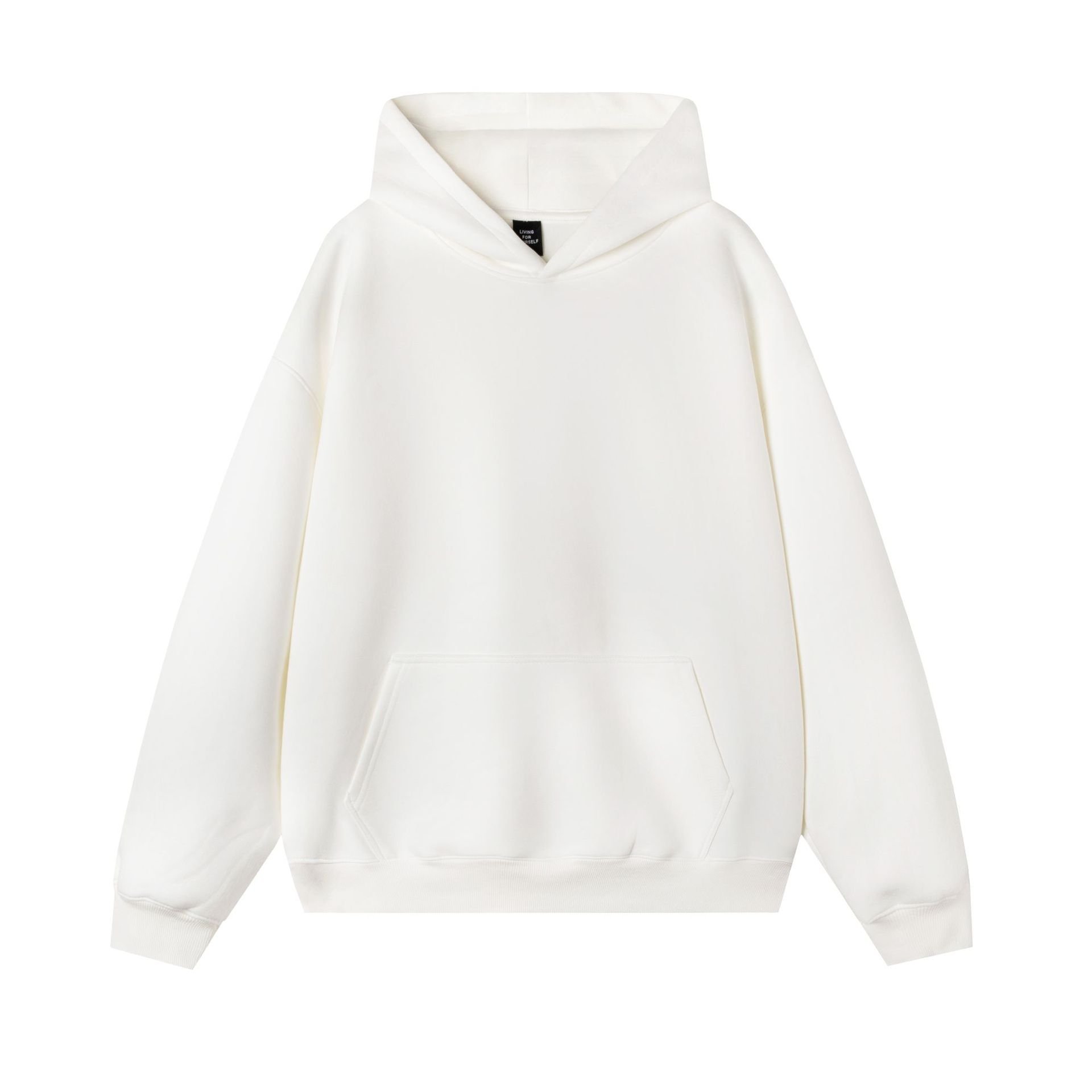 Custom Logo Premium 420gsm Streetwear Men Hoodie Stringless Blank Heavyweight Oversized Unisex Embossed Cotton Pullover Hoodies