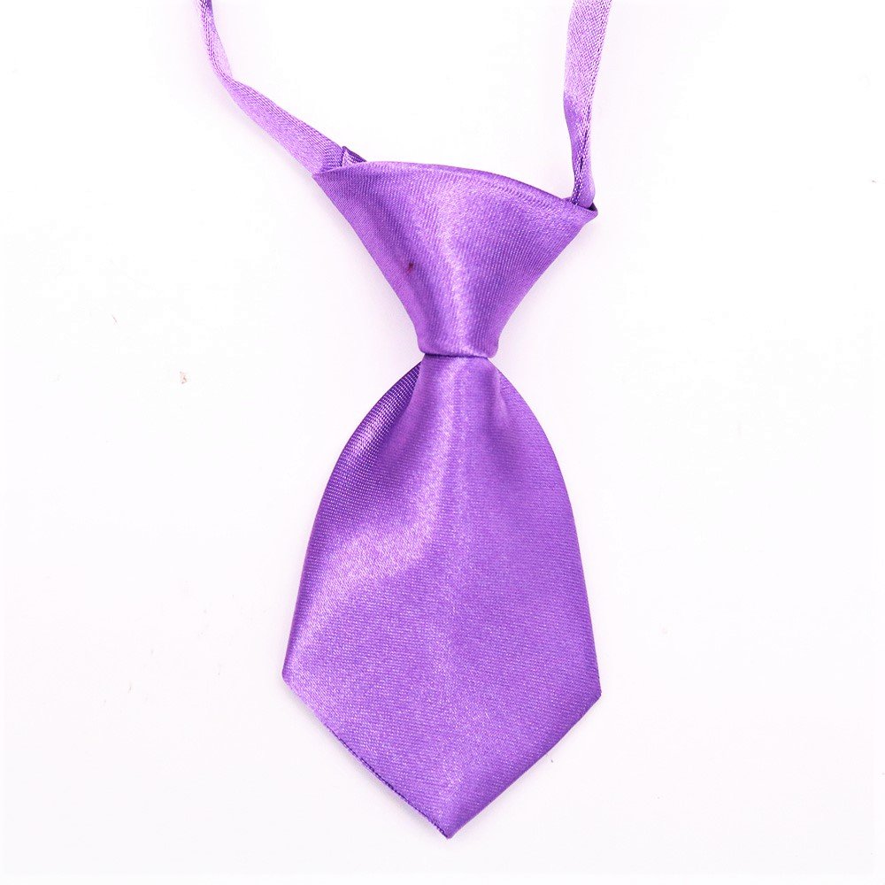 Stocked wholesale plain dog necktie