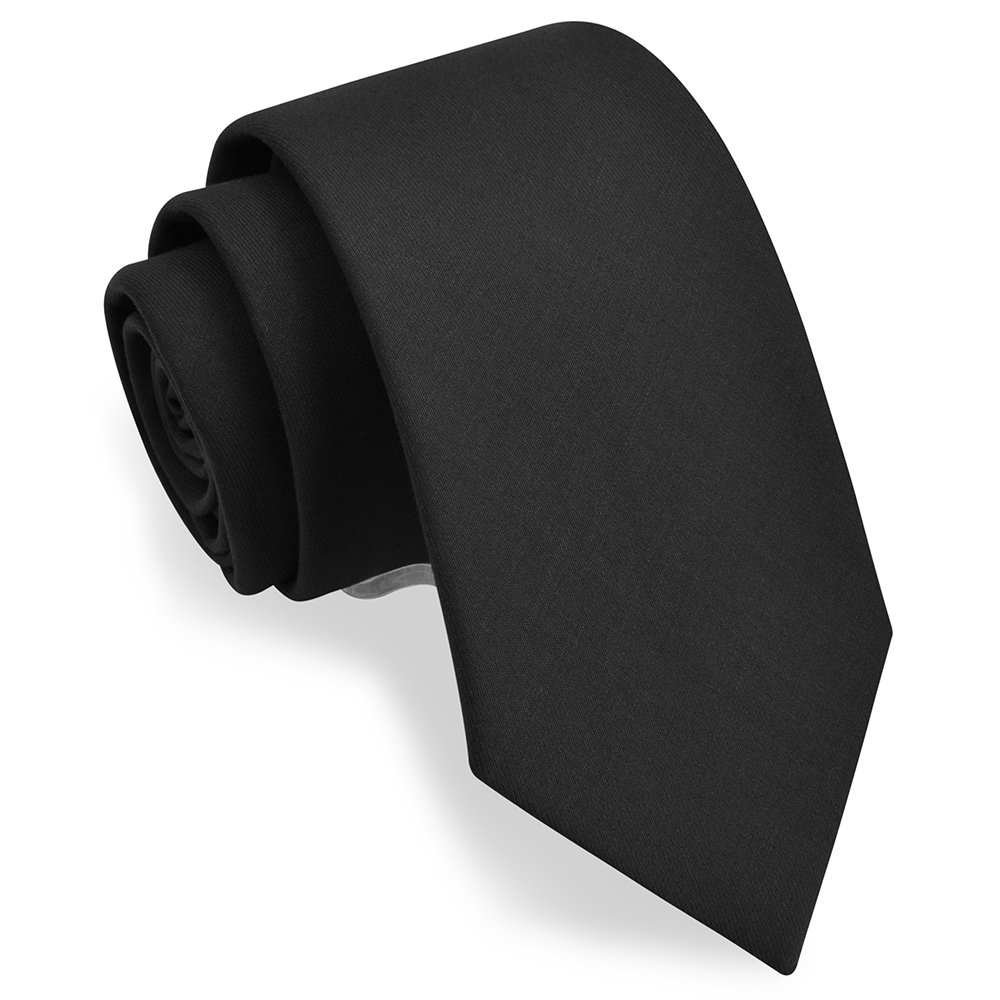 Men's Eco-friendly Fashion Slim 8cm Tie High Quality TR Material Necktie Multicoloured Tie Solid Color Plain Men Neck tie