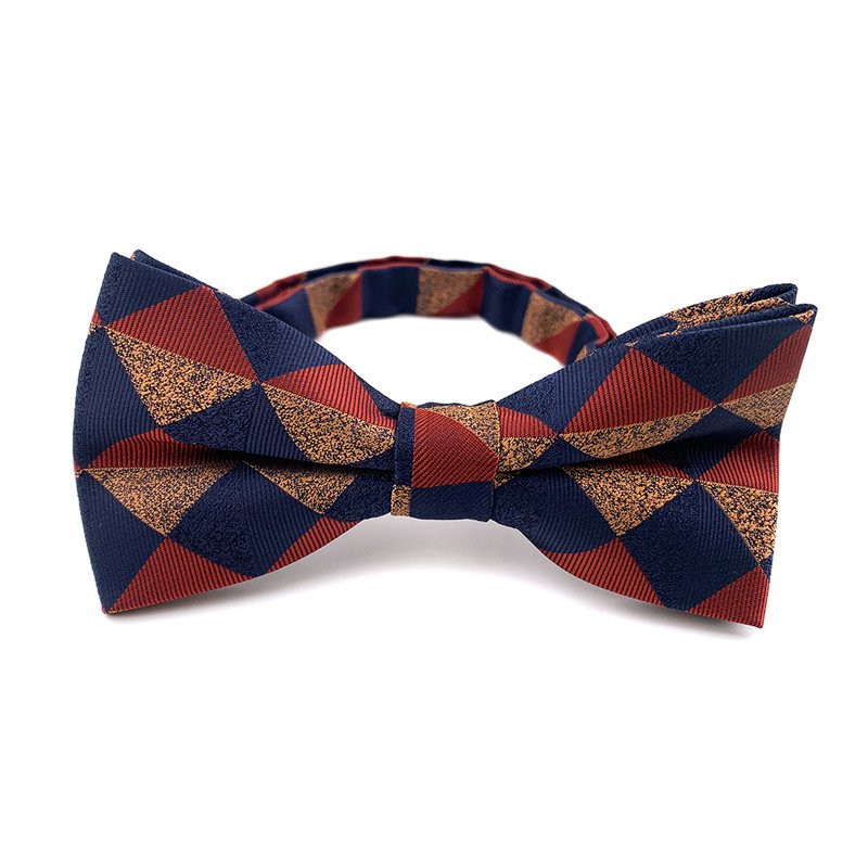 RTS Business Polyester Bowtie Classical Butterfly Bow tie For Men With Gift Box