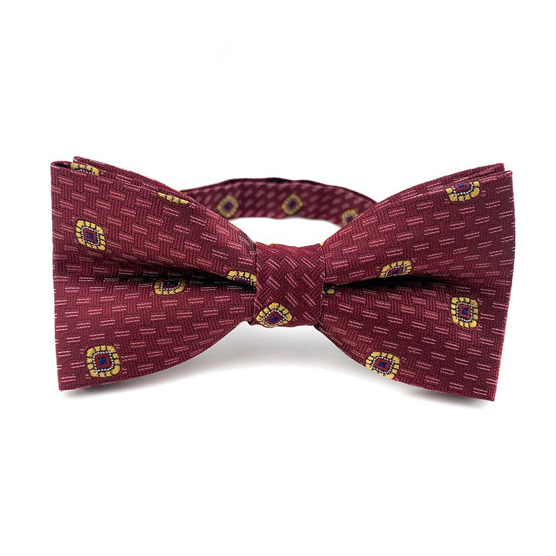 RTS Business Polyester Bowtie Classical Butterfly Bow tie For Men With Gift Box