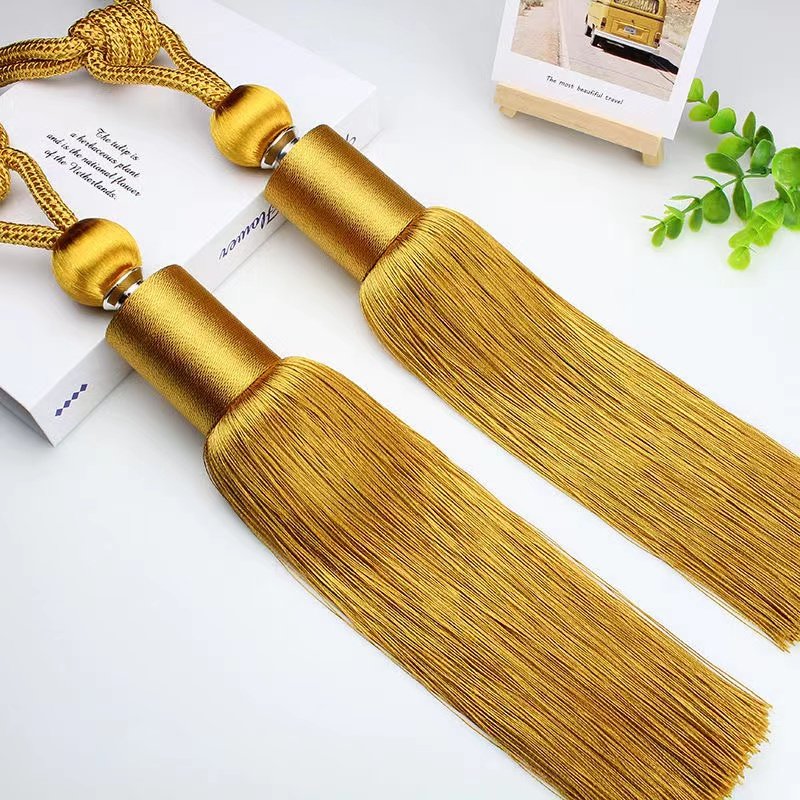 Classic Design Curtain Tassel Elegant Hanging Ball Hot Sale Curtain Tassels Decorative Tie Back Curtain Tieback