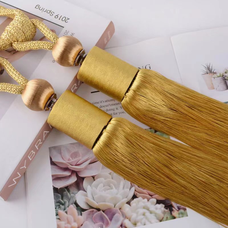 Classic Design Curtain Tassel Elegant Hanging Ball Hot Sale Curtain Tassels Decorative Tie Back Curtain Tieback