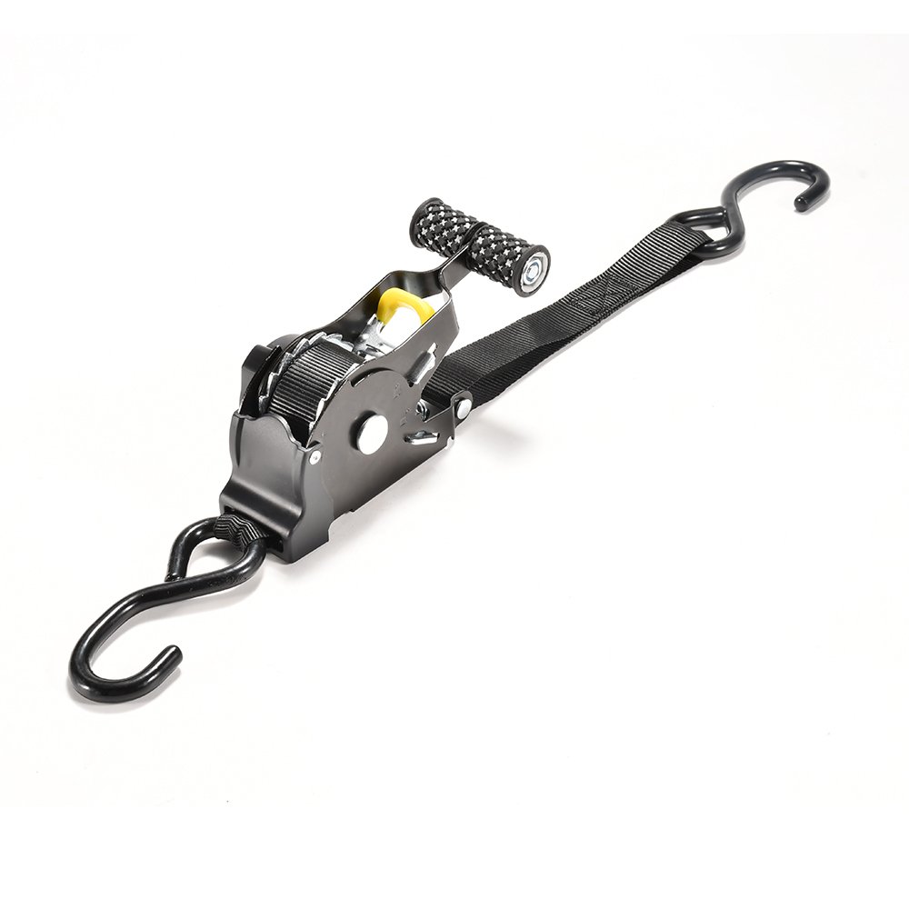 Dropshipping 2pk 25mm 10ft 1500Lbs 700kgs Self Retracting Auto Retractable Ratchet Tie Down Strap with S Hooks