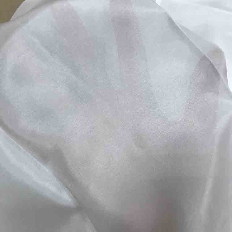 white silk fabric 100% silk habotai 8mm scarf