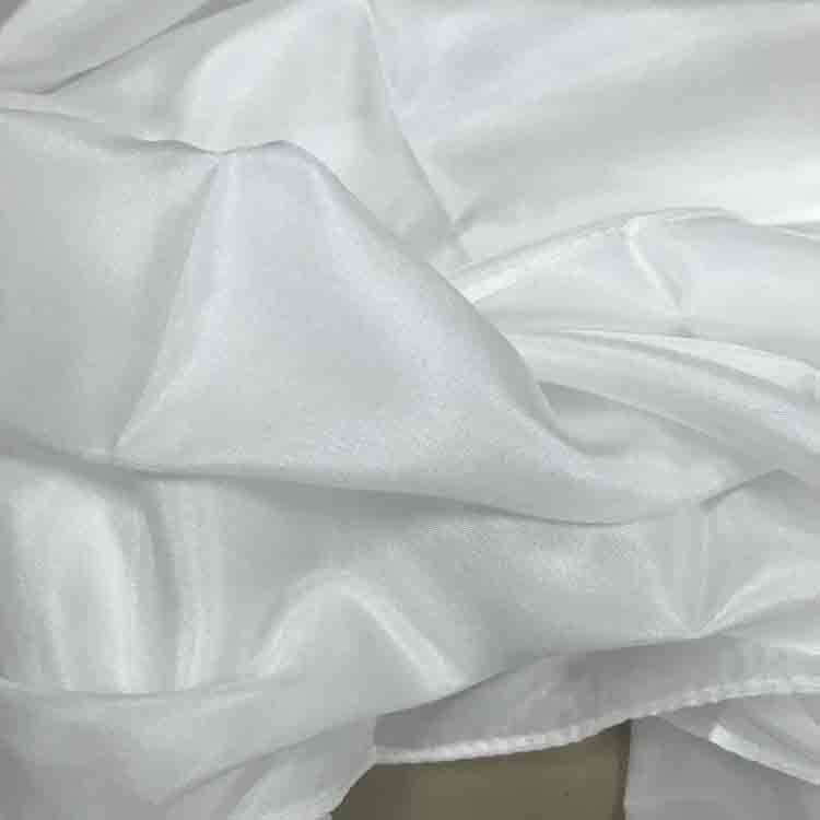 white silk fabric 100% silk habotai 8mm scarf