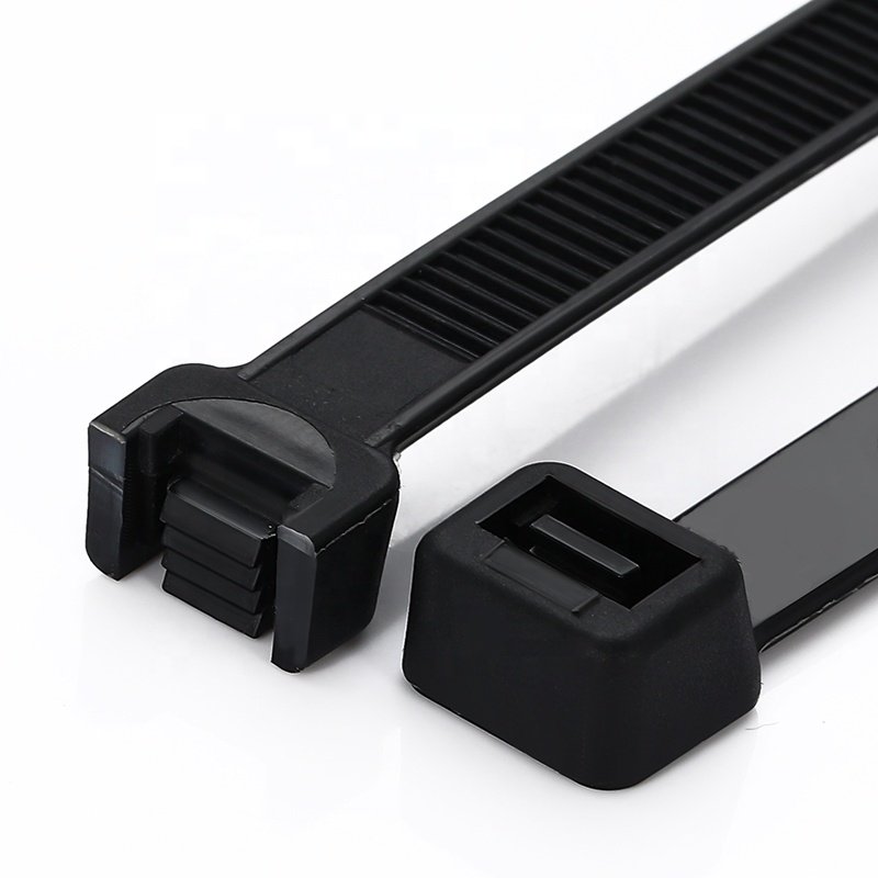 Nylon Cable Ties 10 Inch X 0.2Inch Self-Locking Nylon Tie Wraps Black Plastic Zip Ties 100pcs 5.2*250mm
