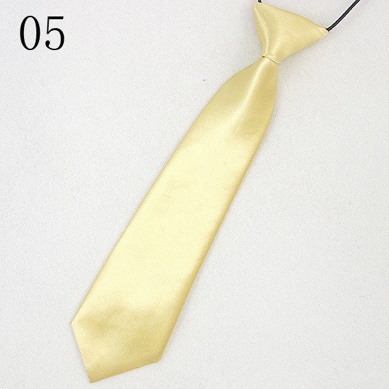 Children Neck Accessories Handmade Solid Neck Tie Kids Ceremony School Necktie