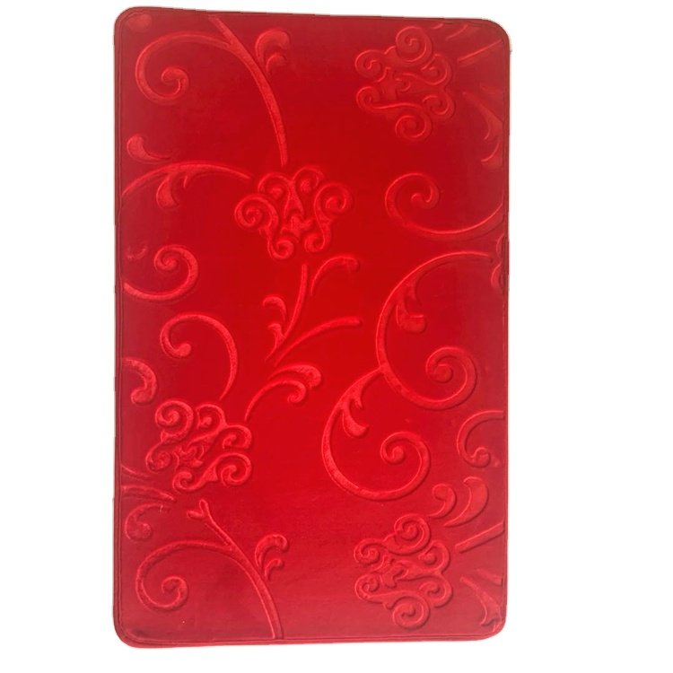 Customized factory rugs Indonesia Malaysia wall to wall anti slip emboss ready design raschel mink carpet