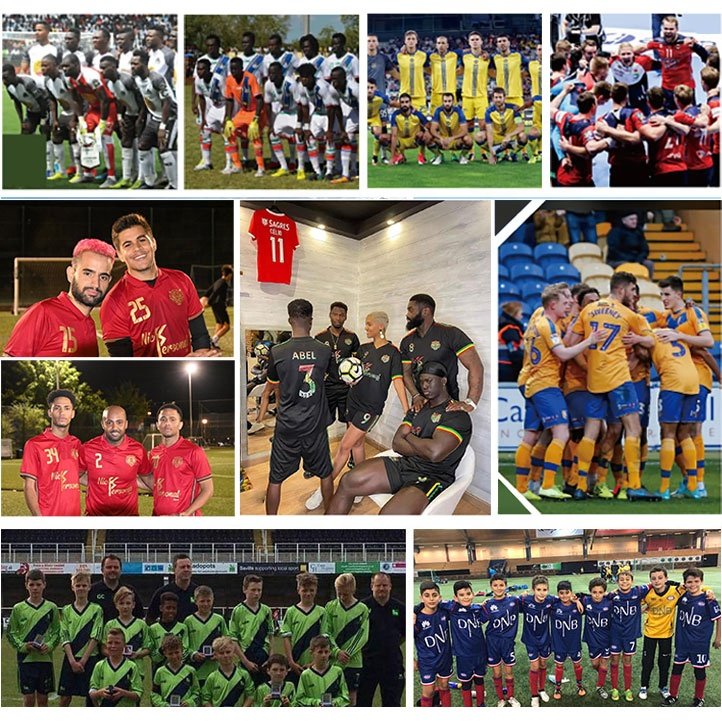 Luson High Quality Football Kits Full Set Custom Soccer Jersey Quick Dry Football Shirt Men Custom Soccer Jerseys
