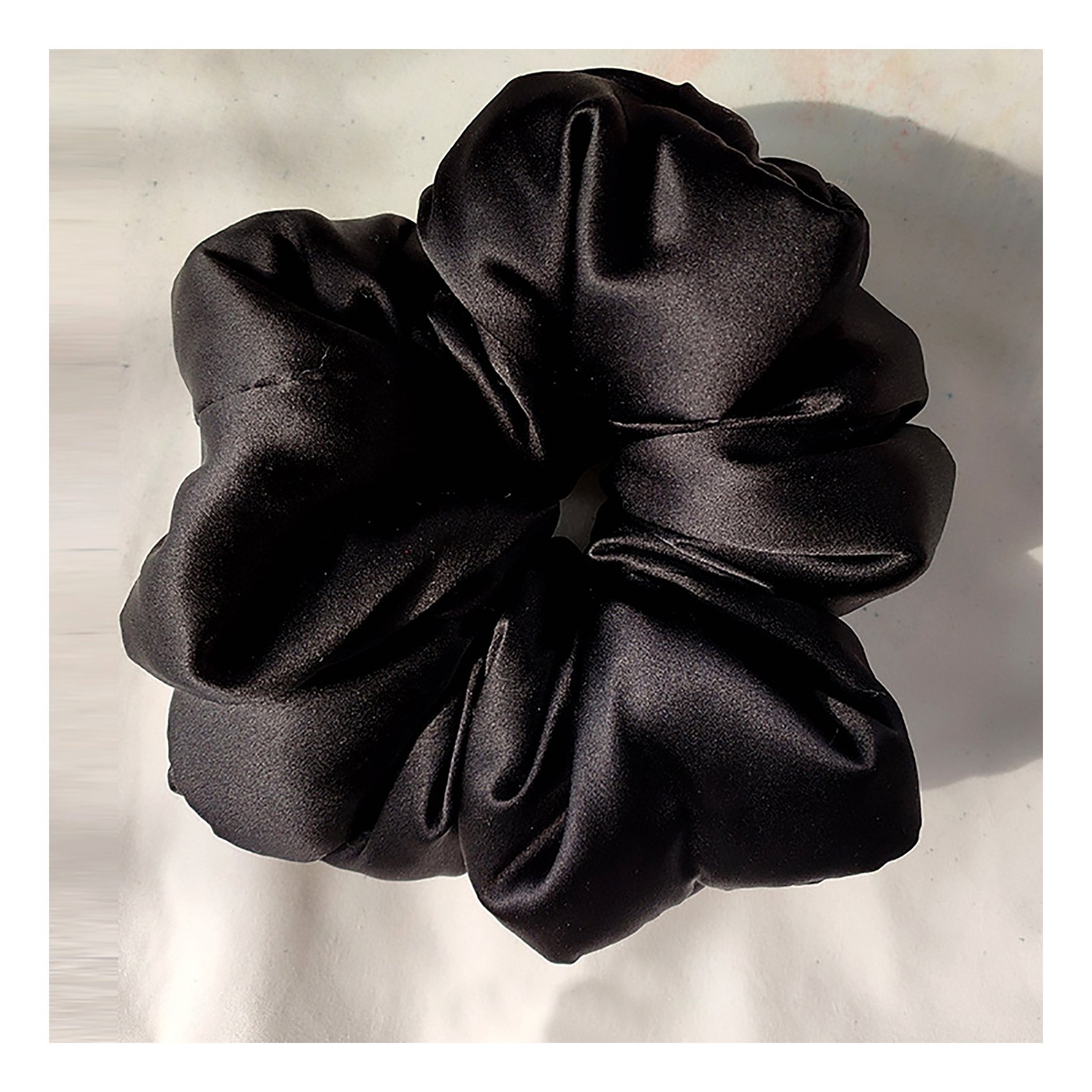Silk Hair Scrunchies Sleep Cloud Hair Rings Silk-filled Cotton Hair Care 100% Mulberry Silk Scrunchies For Curly Styling