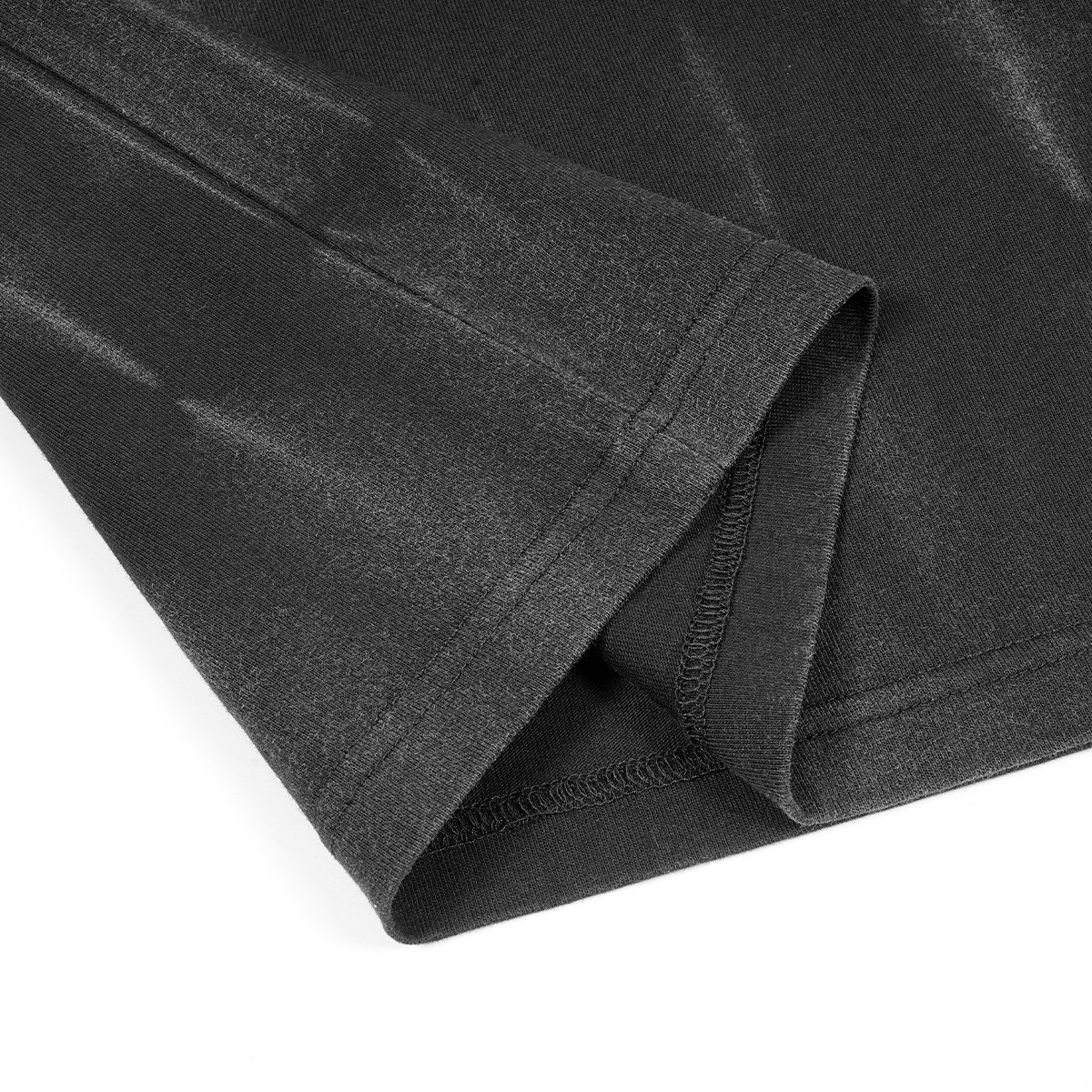 280g heavyweight cotton vintage tee shirt tie washed oversized tshirts streetwear clothes t shirt for men