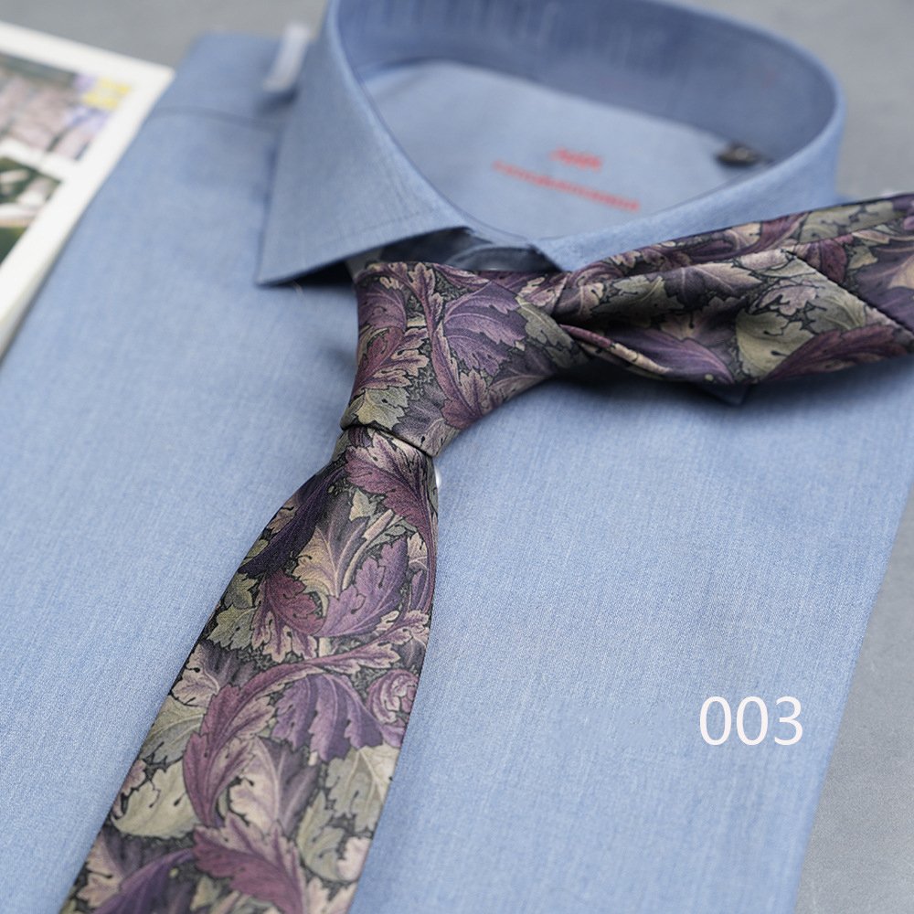 Men'S Religious Ties Custom Polyester Floral Paisley Printed Neckties Gray Christian Tie For Mens