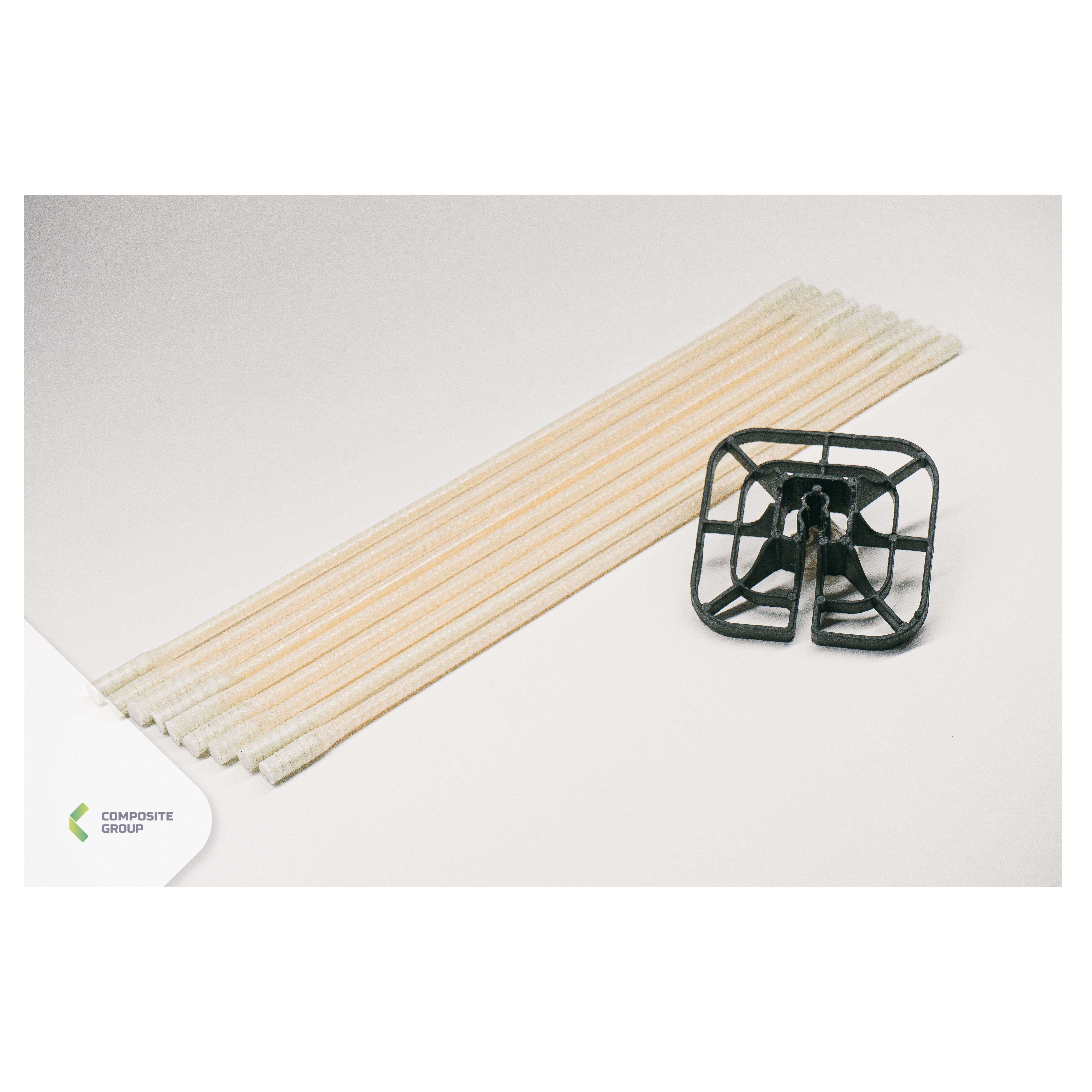 Glass Fiber Reinforced Composite Polymer GFRP Flexible Brick Tie For Layers Of Layered Wall Brickwork Connection