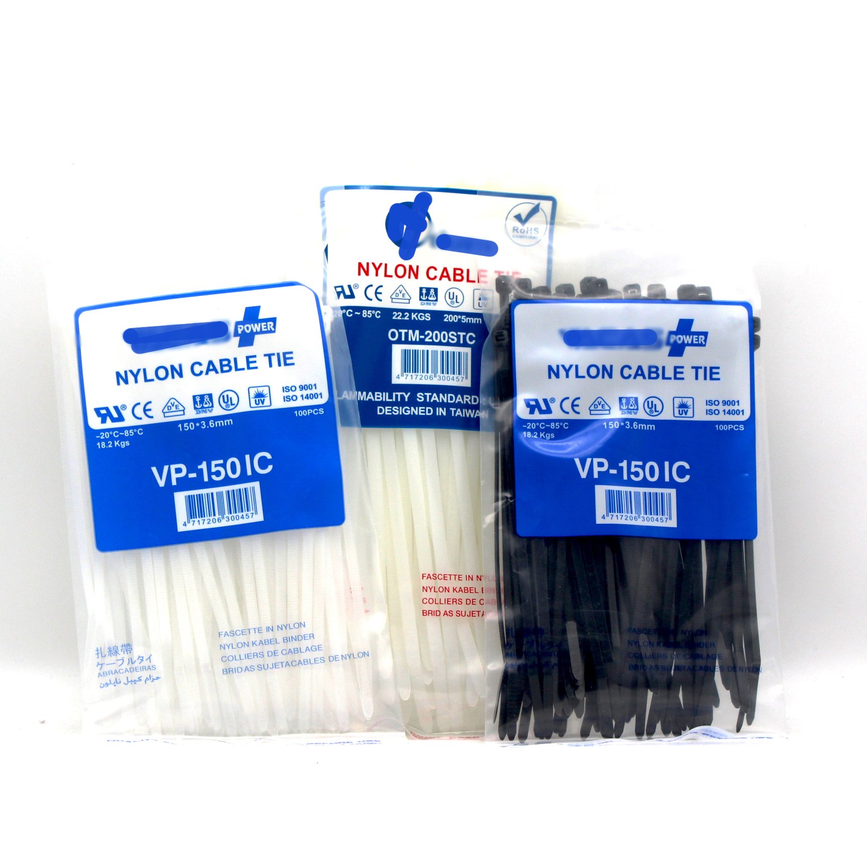 Factory Direct Selling Black Nylon Cable Tie For Auto Green Cable Zip Ties 8 Inch self-locking Cable Ties