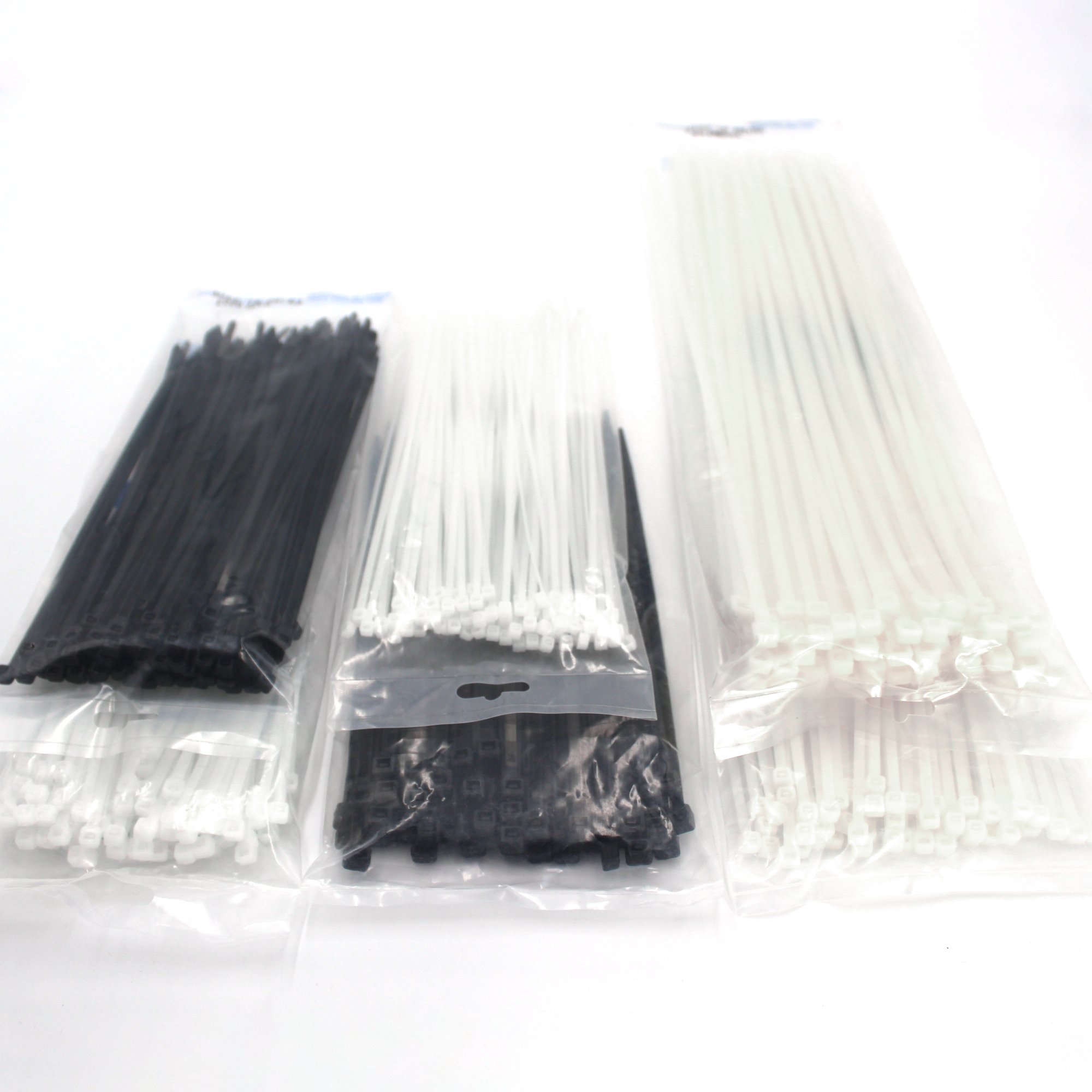 Factory Direct Selling Black Nylon Cable Tie For Auto Green Cable Zip Ties 8 Inch self-locking Cable Ties