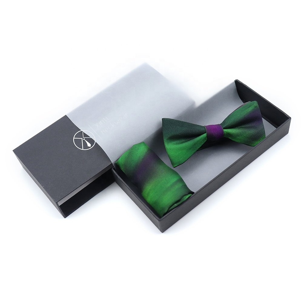 Custom Printed Bow Tie Silk Pocket Squares Online Shopping Neck Ties Gravatas Para Homens Necktie Set For Men In A Box