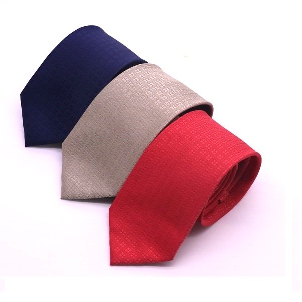 Custom logo solid color silk tie men's classic business suit casual plain tie