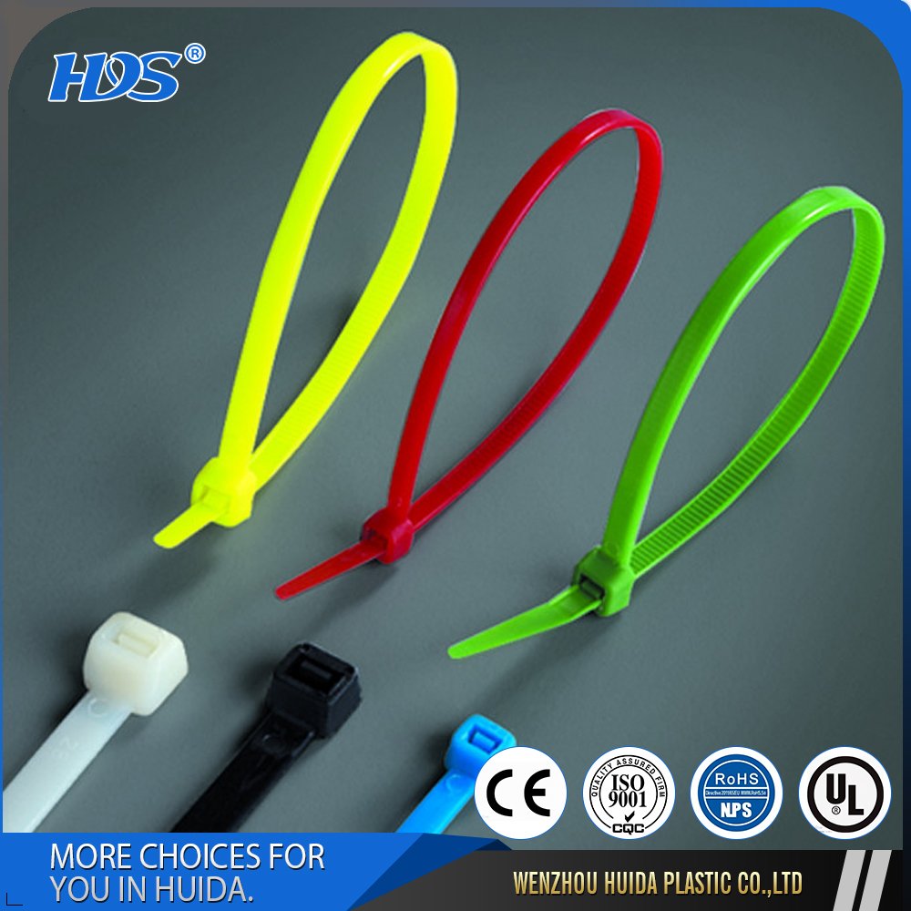 UL approved high temperature resistant 150℃ nylon self-locking Plastic Cable Ties zip tie 2.5*150mm 100pcs/bag