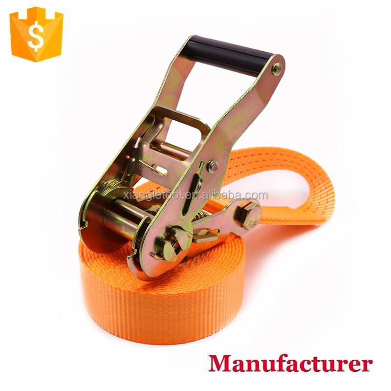 Heavy Duty 1.5" 38mm 3000kgs Ergo Rubber Handle Cargo Lashing Belt Transport Strap Endless Ratchet Tie Downs Straps