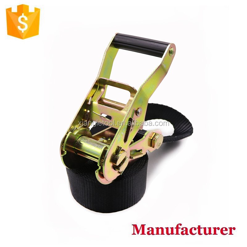 Heavy Duty 1.5" 38mm 3000kgs Ergo Rubber Handle Cargo Lashing Belt Transport Strap Endless Ratchet Tie Downs Straps