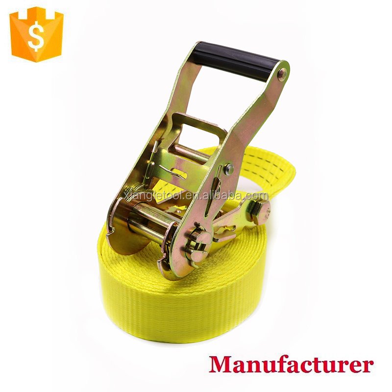 Heavy Duty 1.5" 38mm 3000kgs Ergo Rubber Handle Cargo Lashing Belt Transport Strap Endless Ratchet Tie Downs Straps