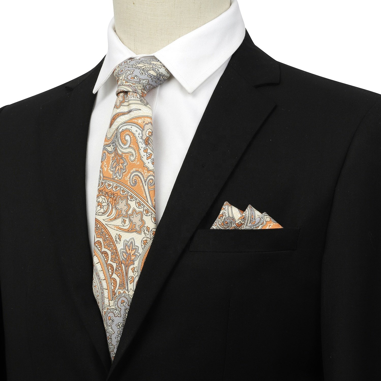Custom Vibrant Manufacturers Light Yellow Necktie High Quality Silk Screen Printing Floral Ties for Men