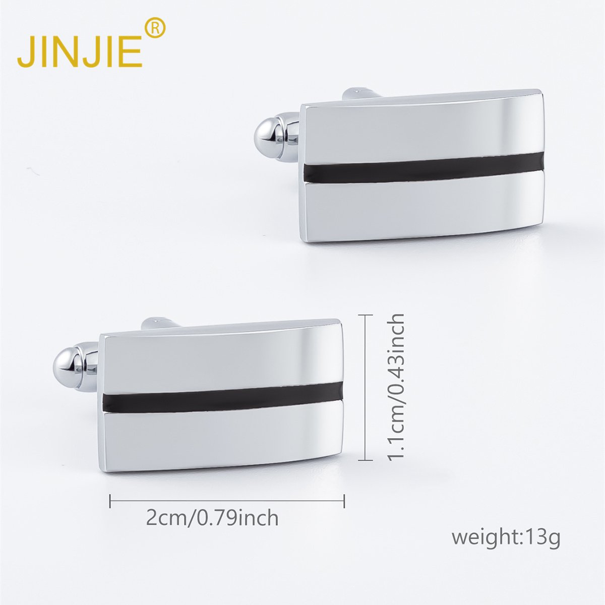 Wholesale mixed stock brushed silver blank square cufflinks for men shirts