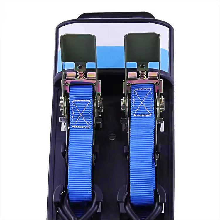 1inch 25mm Ratchet Tie Down Strap Set with S Hook for Cargo Control