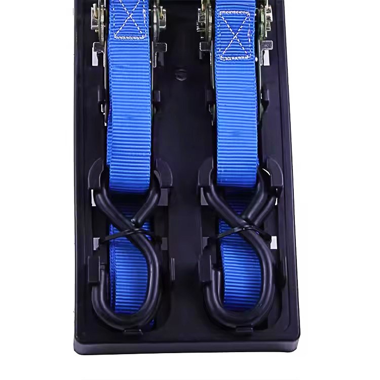 1inch 25mm Ratchet Tie Down Strap Set with S Hook for Cargo Control
