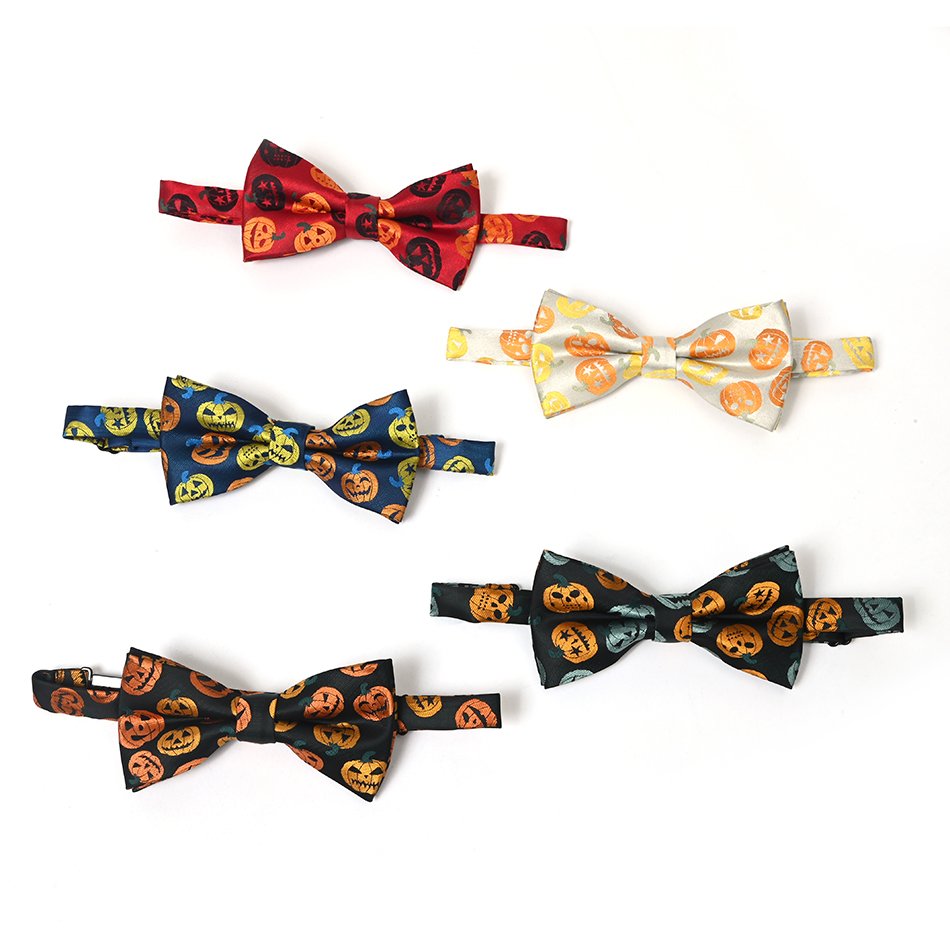Yili Funny Mens Tie Holiday Season Party Gifts Neckties for Halloween Thanksgiving Christmas