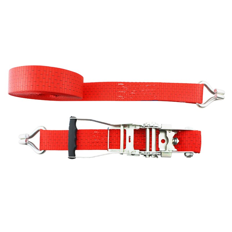 Great Price Double J Hook Ratchet Cam Buckle Strap 2inch 5T Tie Down