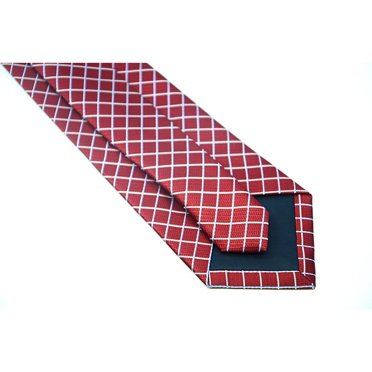 2021 Hot sale the most popular Cheap red plaid tie check necktie polyester tie